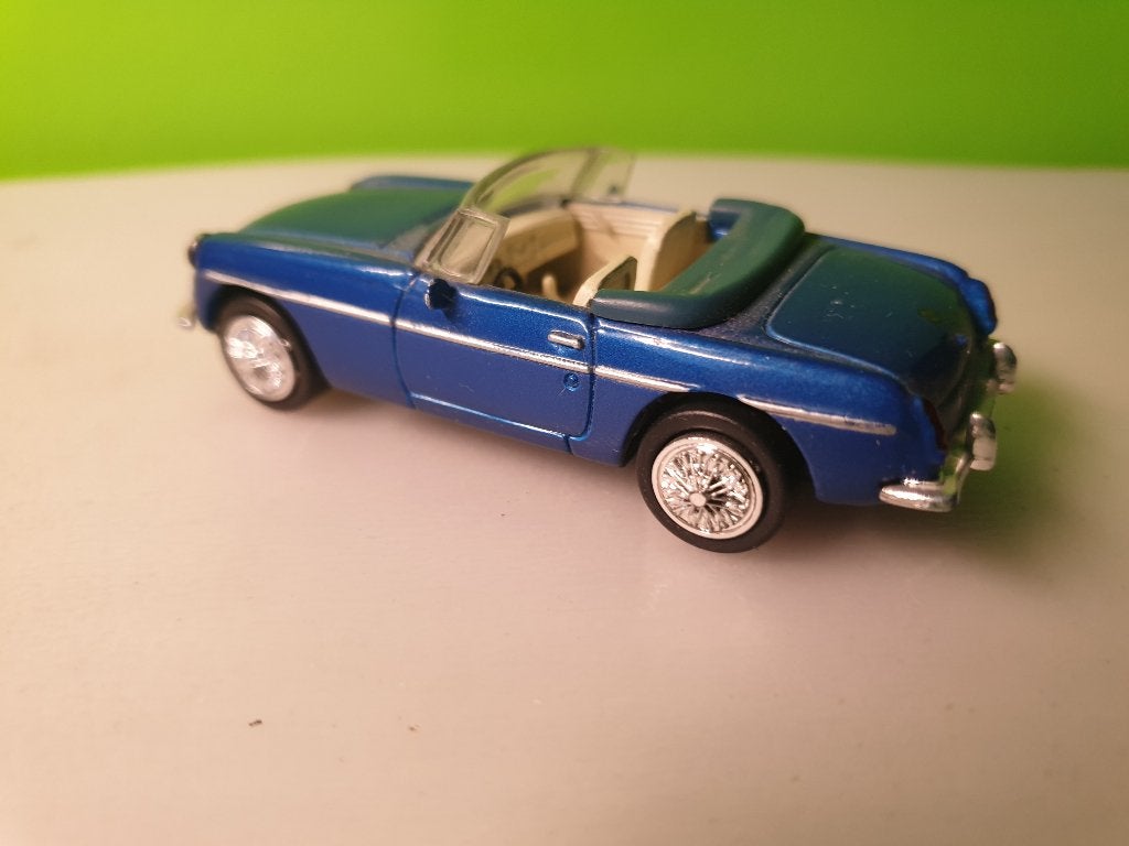 New Ray - MGB 1967 [blauw] 1/43, Hobby en Vrije tijd, Ophalen of Verzenden, Gebruikt, Auto, Overige merken