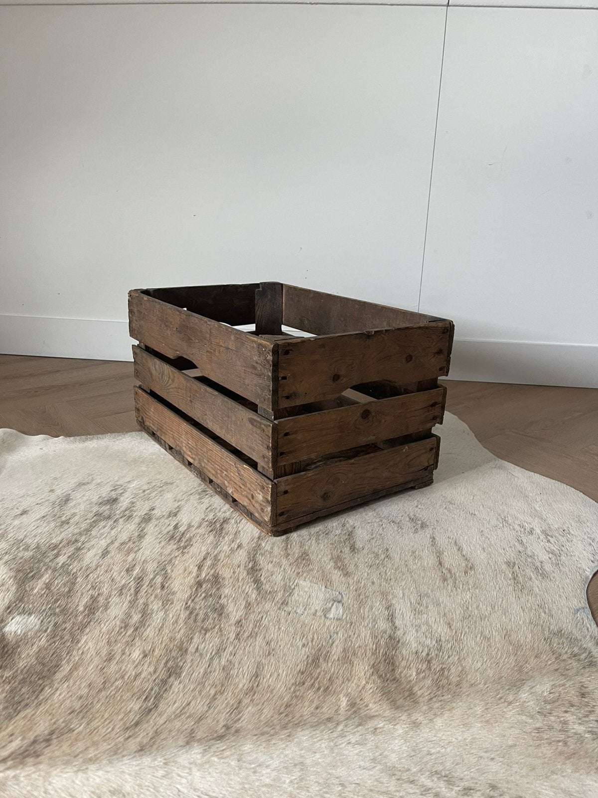 Vintage Fruitkist zonder opdruk, Doe-het-zelf en Verbouw, Ophalen, Gebruikt, 50 tot 75 cm, Minder dan 40 cm