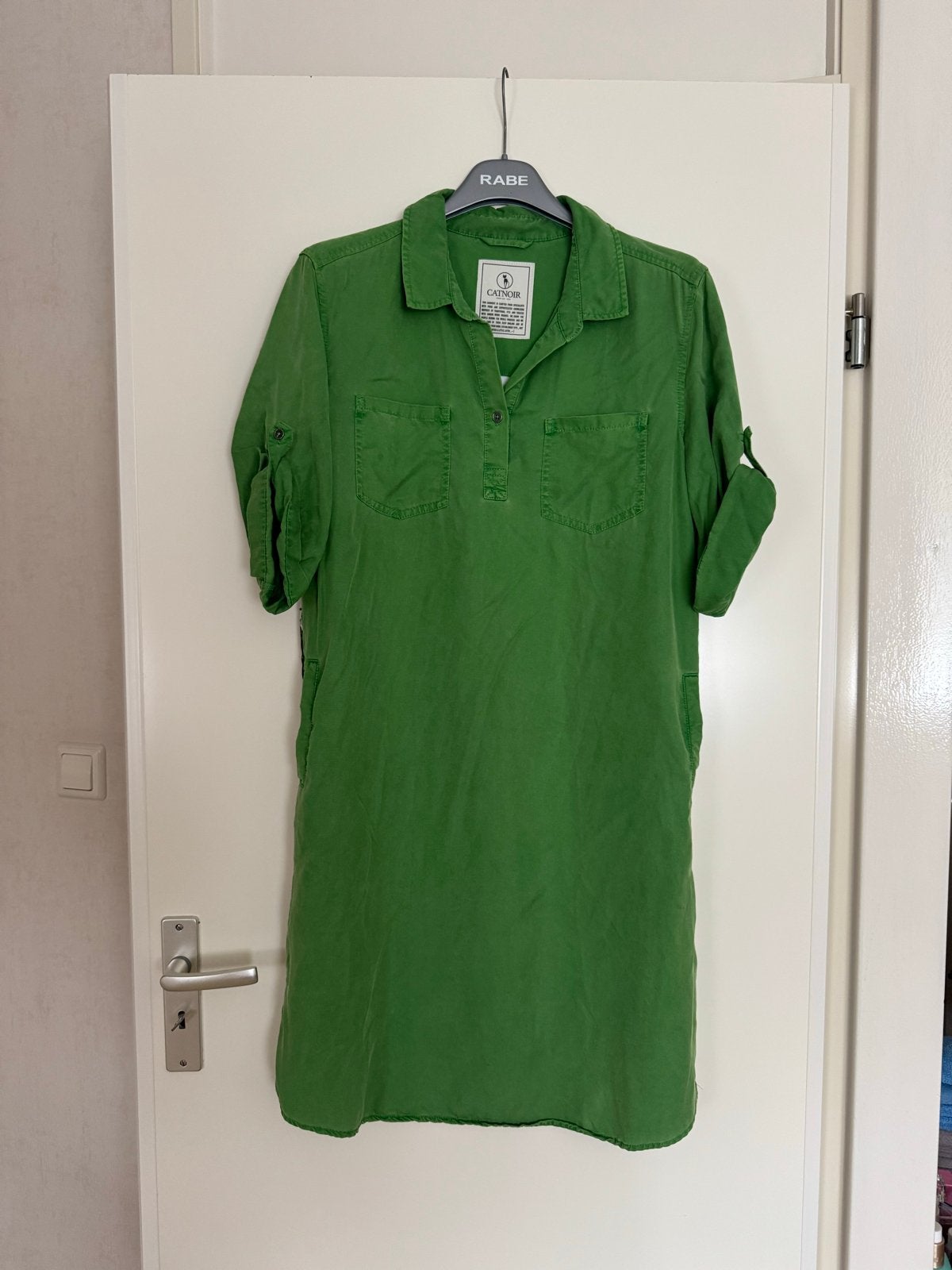 Leuk groen jurkje van Catnoir, Maat 38/40 (M), Ophalen of Verzenden, Knielengte, Gedragen
