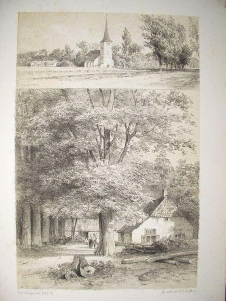 09 / Neerbosch de Kerk/ Hulsen Boerderij ( Overijssel) 1876, Ophalen of Verzenden
