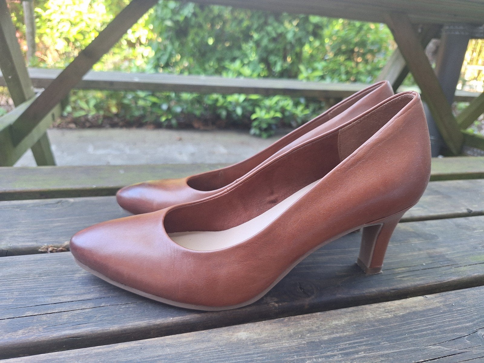 Venturini Leren Pumps - Maat 39, Venturini, Ophalen of Verzenden, Gedragen, Pumps