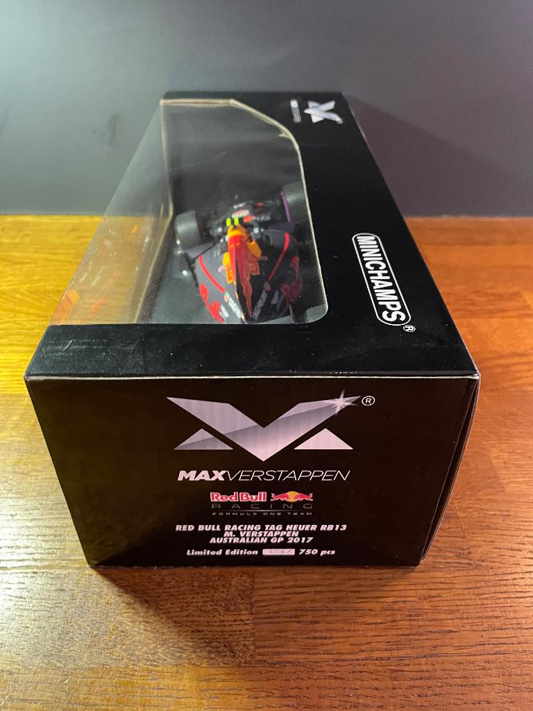 Max Verstappen Minichamps 1:18 RB13 Australian GP 2017, Ophalen of Verzenden, Nieuw, Auto, MiniChamps