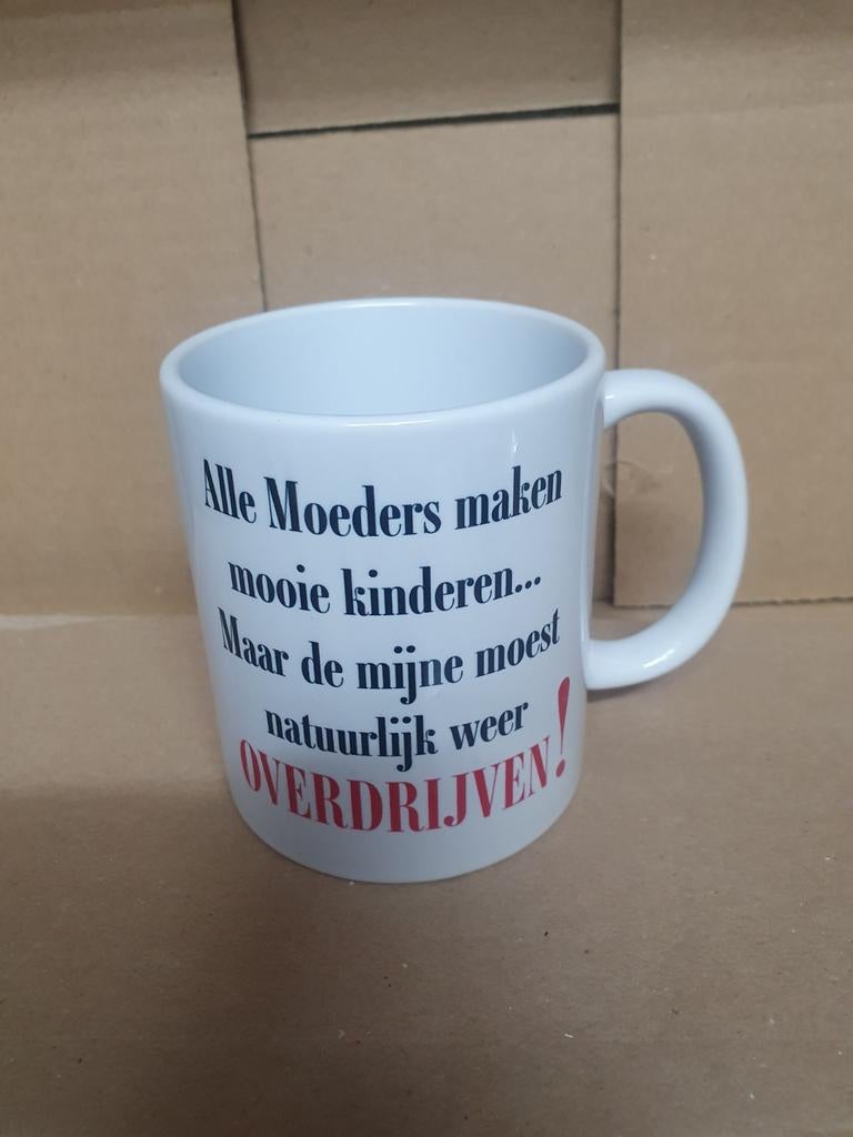 Nieuwe mok met leuke tekst, Nieuw, Ophalen of Verzenden, Overige stijlen, Kop(pen) en/of Schotel(s)