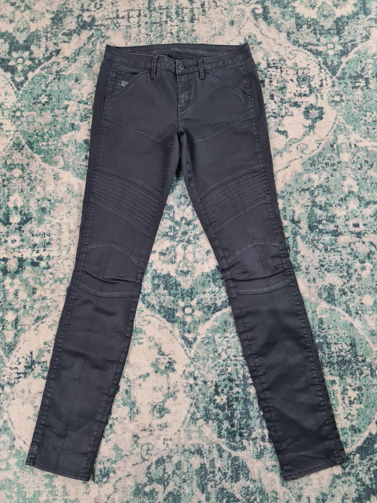 G-star 5620 custom mid skinny W29 L34 Dames Tulsi2934 Zwart, Zwart, Ophalen of Verzenden, W28 - W29 (confectie 36), G-STAR RAW