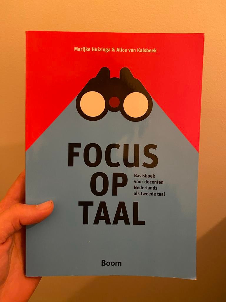 Focus op Taal: Basisboek voor docenten NT2, Ophalen of Verzenden, Alpha, Zo goed als nieuw, HBO