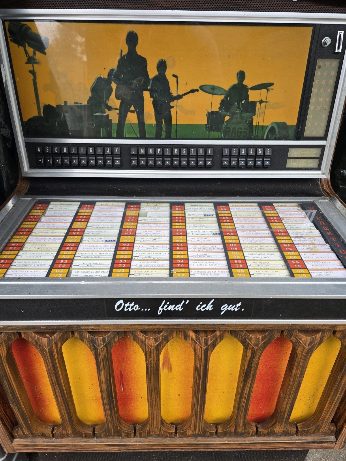 te koop een mooie  jukebox nsm prestige 120 b, Gebruikt, 1970 tot heden, Ophalen, Met singles