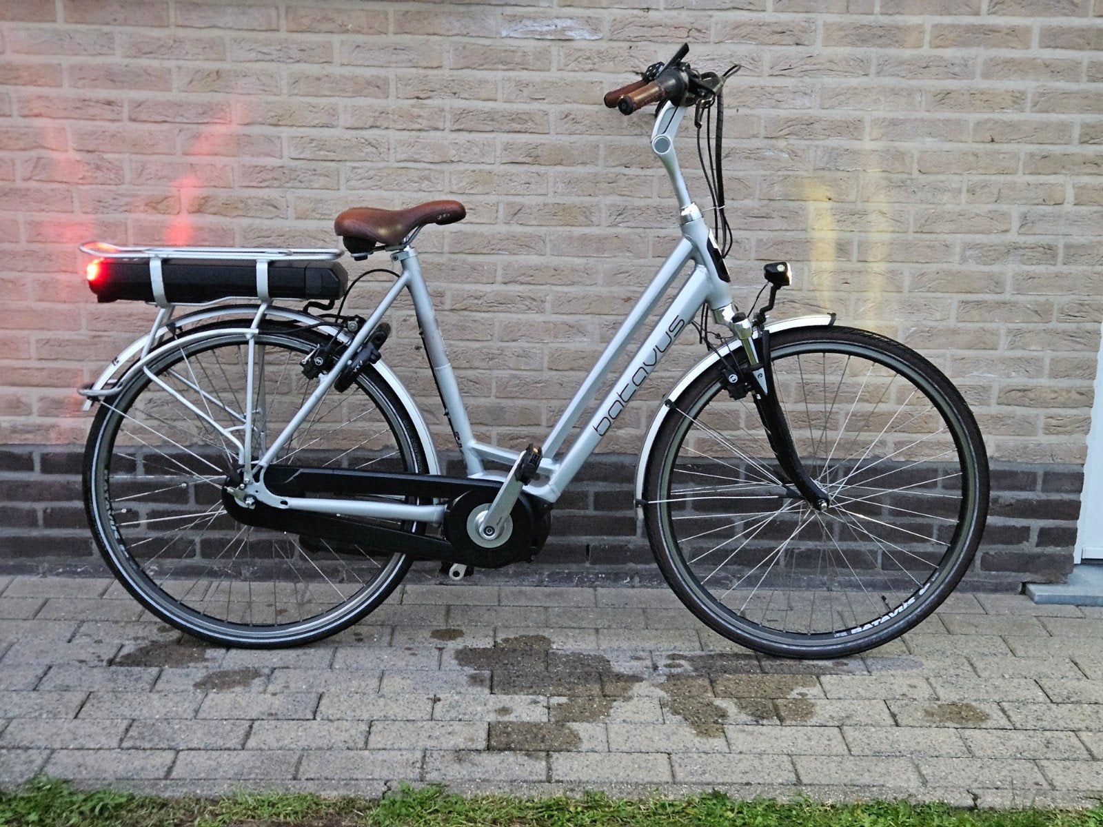 Elektrische fiets Batavus middenmotor, Ophalen, Gebruikt, Batavus, 50 km per accu of meer