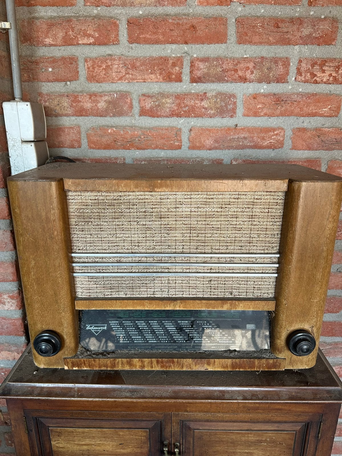 Vintage Sachsenwerk Olympia 502 W buizenradio, Ophalen