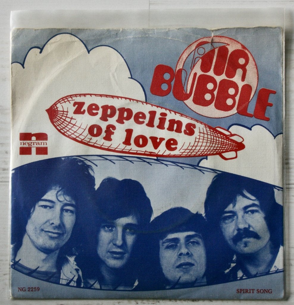 Air Bubble - Zeppelins of love (NL 1977), Gebruikt, 7 inch, Ophalen of Verzenden, Pop