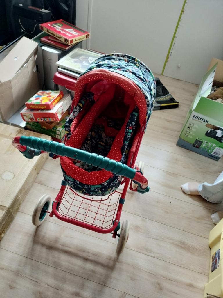 Poppenwagen met uitneembare reiswieg, Ophalen, Gebruikt, Overige typen