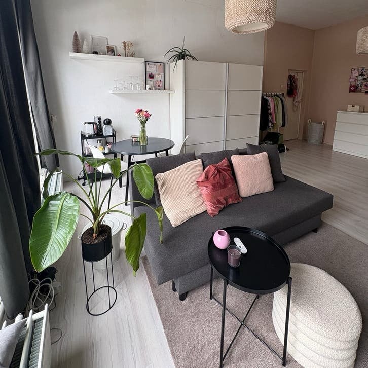 IKEA 3-zits slaapbank Knisa donkergrijs met opbergruimte