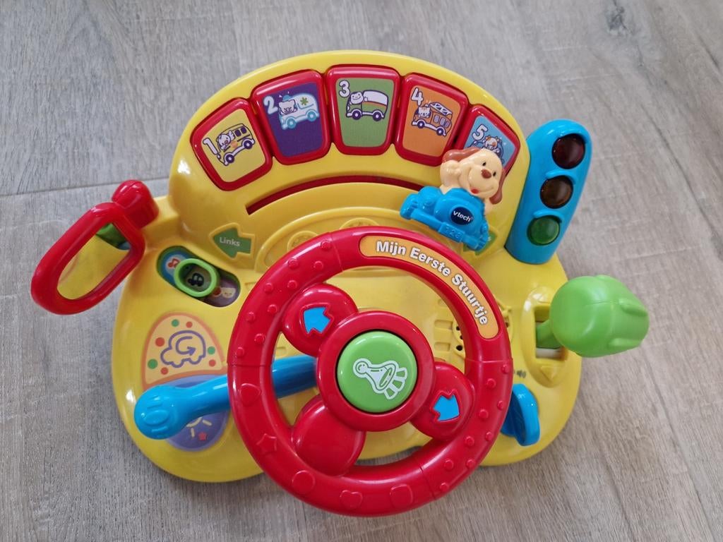 VTech speelgoed, Mijn eerste stuurtje, 12 tot 36 maanden, Ophalen of Verzenden, Zo goed als nieuw, 6 maanden tot 2 jaar