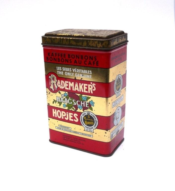 blikje (leeg) Rademaker's ' s Gravenhage Haagse Hopjes., Ophalen of Verzenden, Gebruikt, Koek(jes)