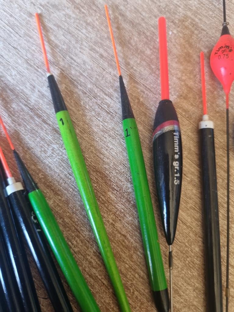 Diverse dobbers voor vissen (0.75g en 1.5g), Ophalen of Verzenden