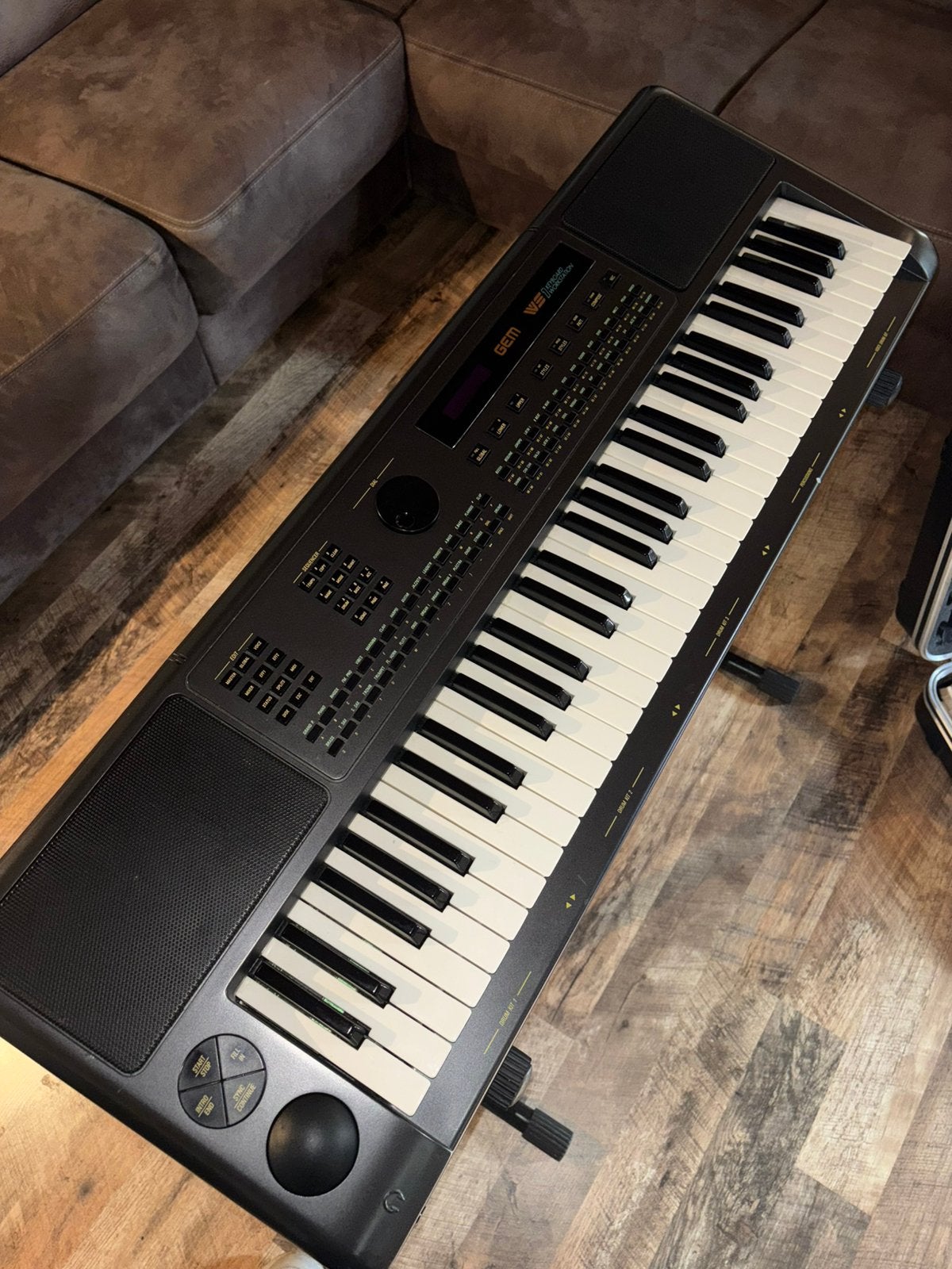 GEM Keyboard WS1 met standaard en koffer - Werkt goed!, Ophalen, Gem, Met standaard, Nvt