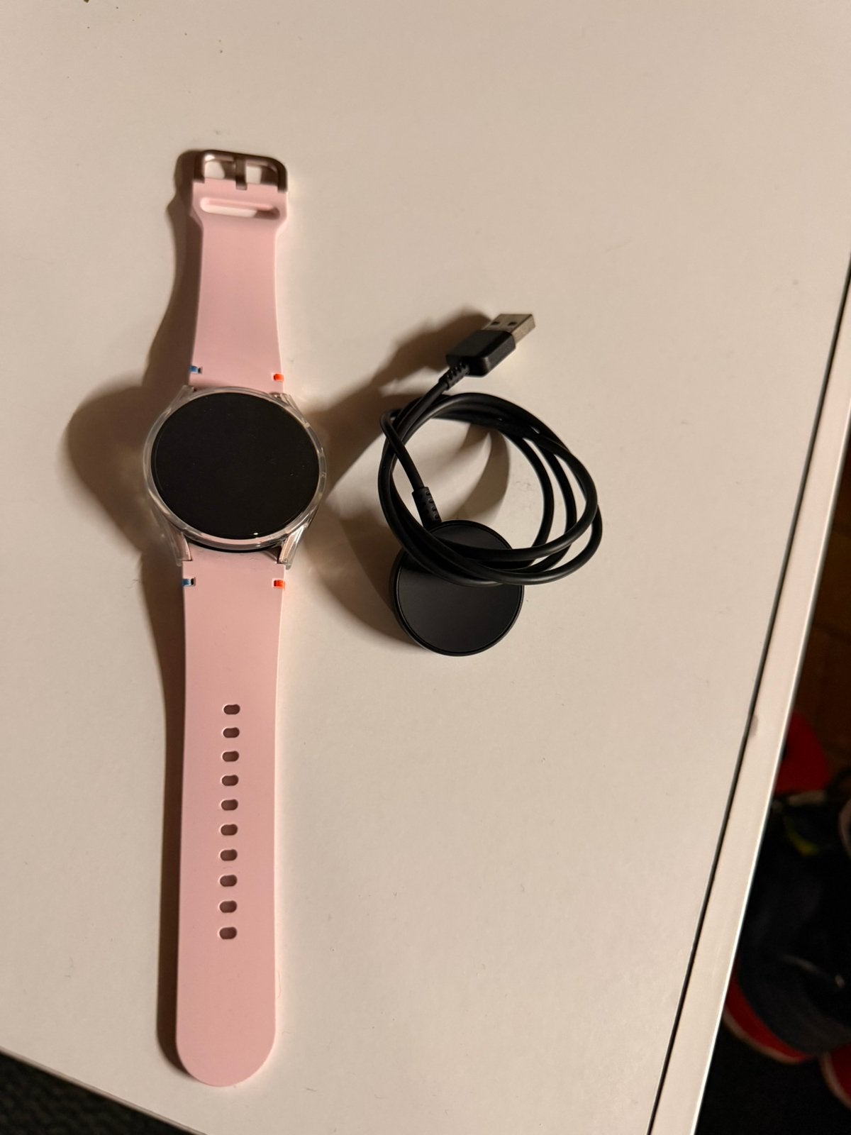Samsung watch FE rose/roze, Ophalen, Nieuw, Roze, Android