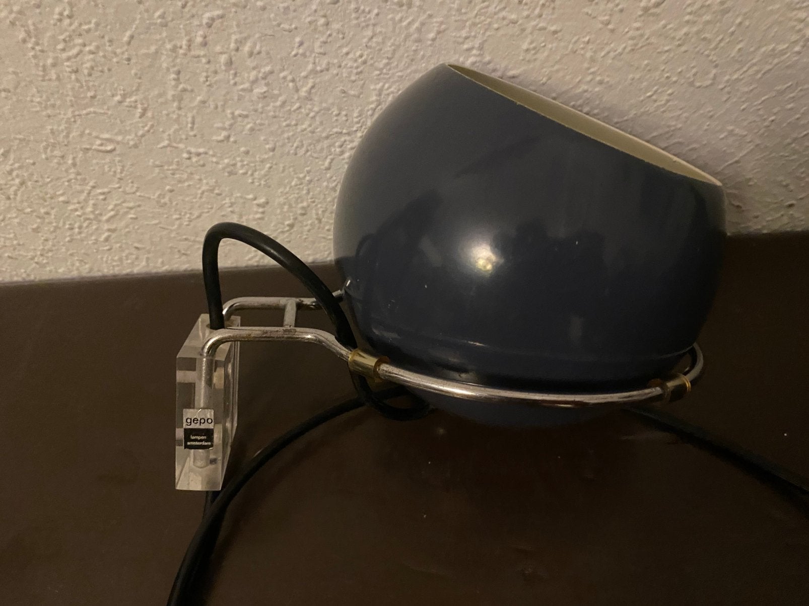 Originele Gepo vintage space age wand lamp ‘60/‘70, Ophalen of Verzenden