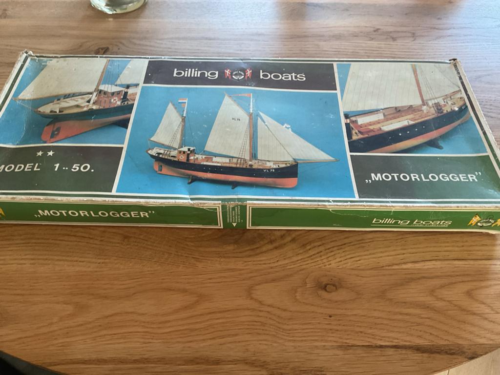 Billing Boats Motorlogger Modelbouwkit 1:50, Hobby en Vrije tijd, Modelbouw | Boten en Schepen, Ophalen of Verzenden, Nieuw, 1:50 tot 1:200