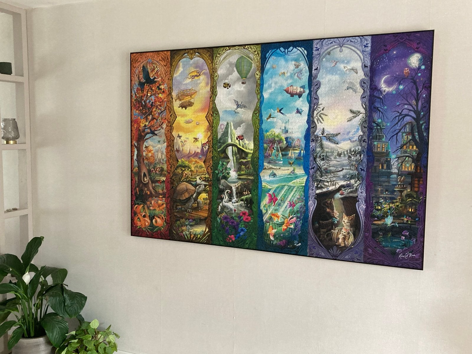 Prachtige ingelijste puzzel van 7000 stukjes, Oorspronkelijke maker, Overige typen, Nieuw, 125 cm of meer