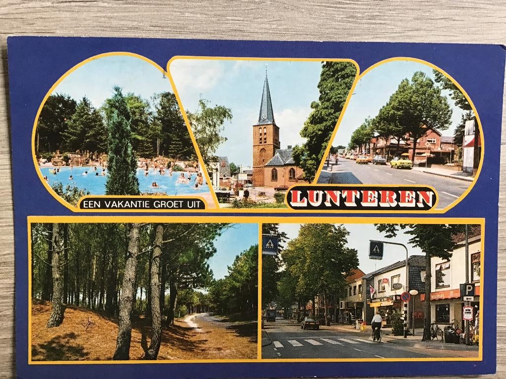Lunteren Groet uit 1985, Verzenden, 1980 tot heden, Gelopen, Gelderland
