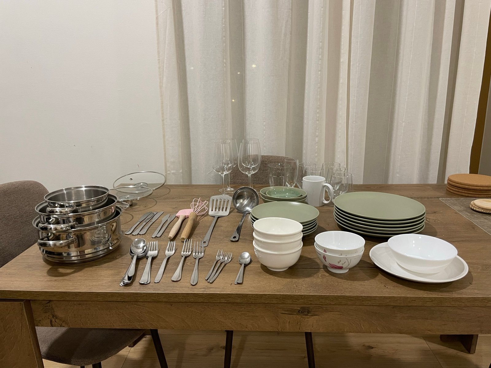 Uitgebreid Keuken- en Serviespakket - Diverse Items, Gebruikt, Ophalen of Verzenden, Bord(en), Overige stijlen