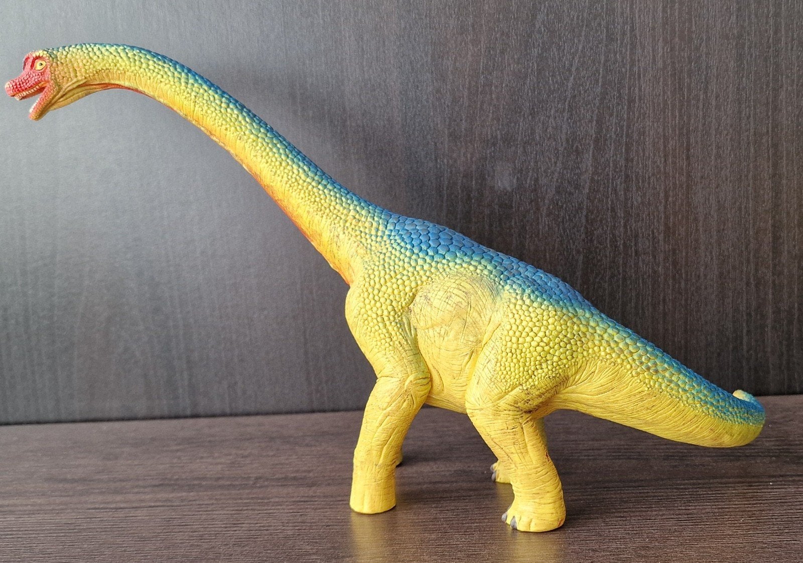 Schleich Dino Brachiosaurus (Geel) - 2016, Kinderen en Baby's, Ophalen, Gebruikt