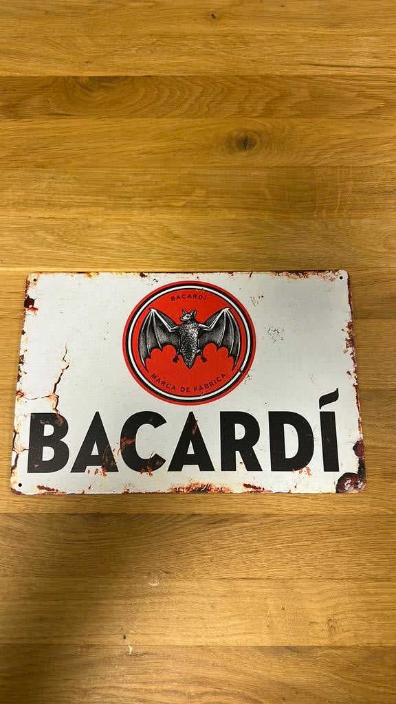 Bacardi bordje kroeg 30x20cm nieuw, Ophalen of Verzenden, Reclamebord