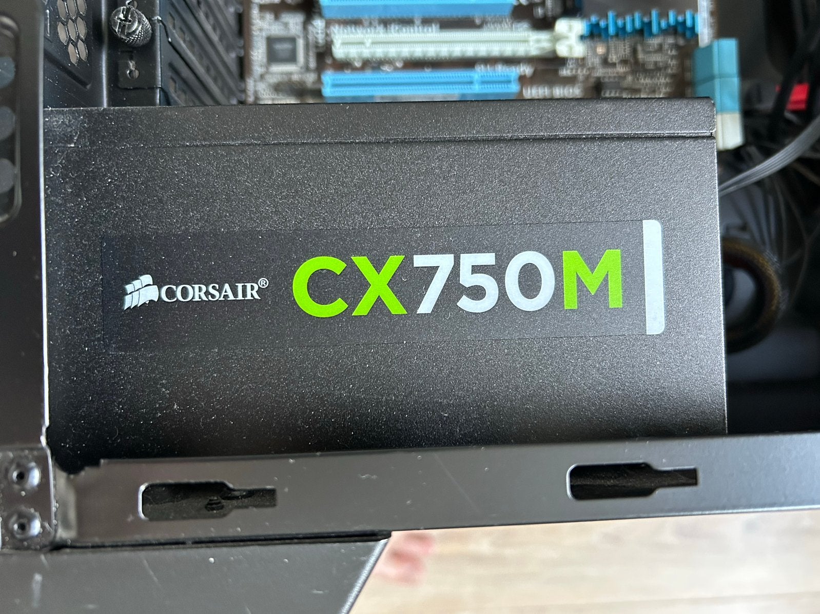 Corsair CX750M Voeding - 750W Modulair, Computers en Software, Interne voedingen, Ophalen of Verzenden, Gebruikt