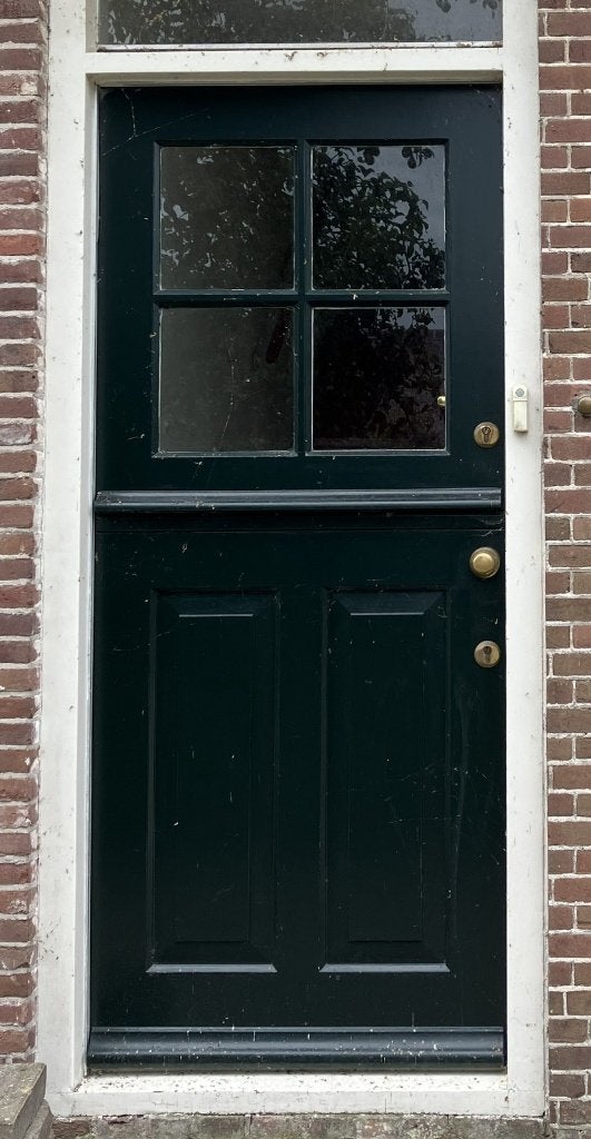 Voordeur te koop, bestaat uit 2 delen, Ophalen, Gebruikt, 80 tot 100 cm, Buitendeur