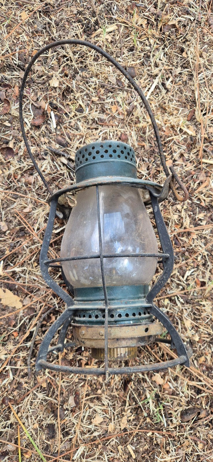Railroadlamp 1903, Ophalen of Verzenden, Gebruikt, Netvoeding, 50 tot 250 watt