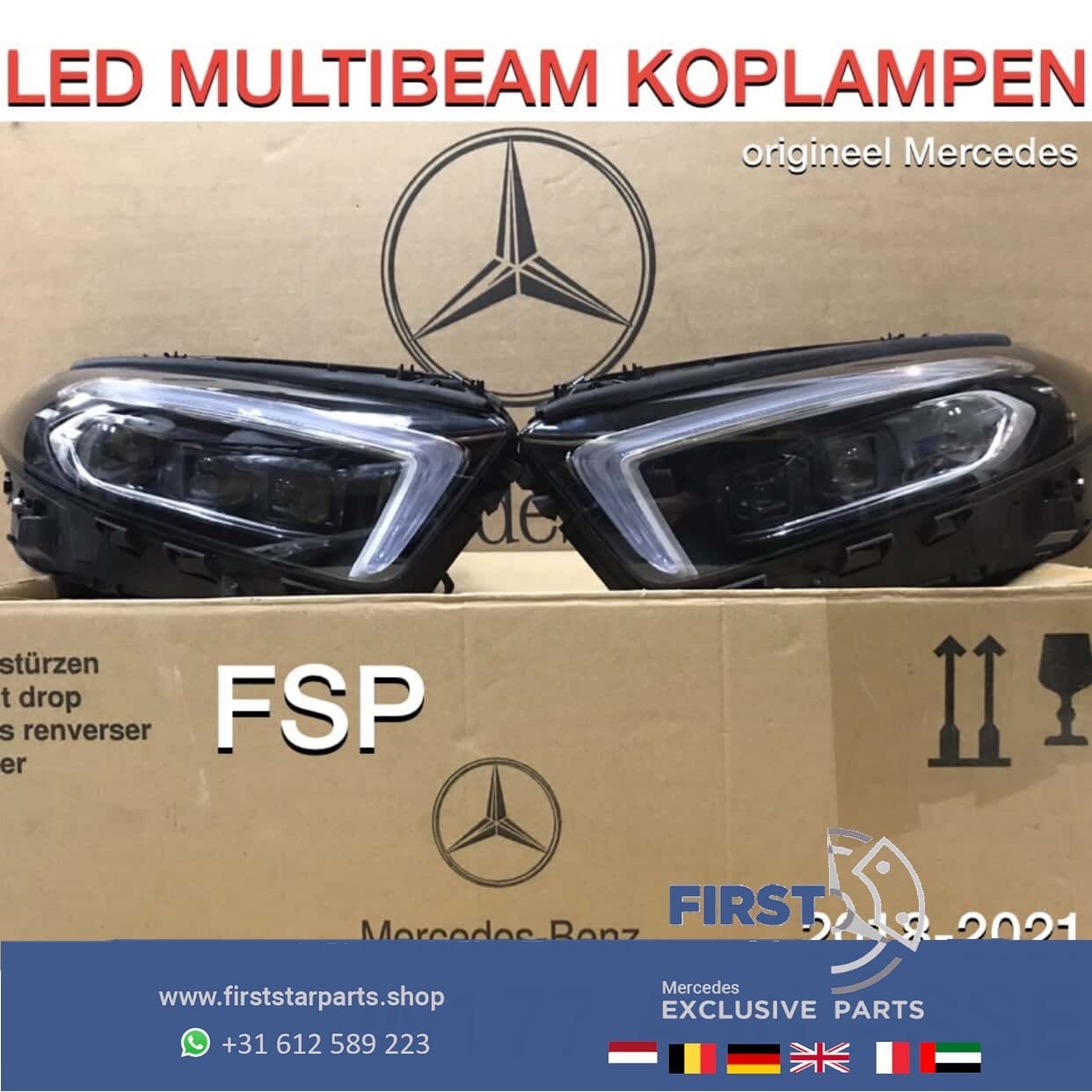 W177 LED MULTIBEAM KOPLAMPEN SET Mercedes A Klasse 2018-2021, Auto-onderdelen, Verlichting, Gebruikt, -, Ophalen of Verzenden