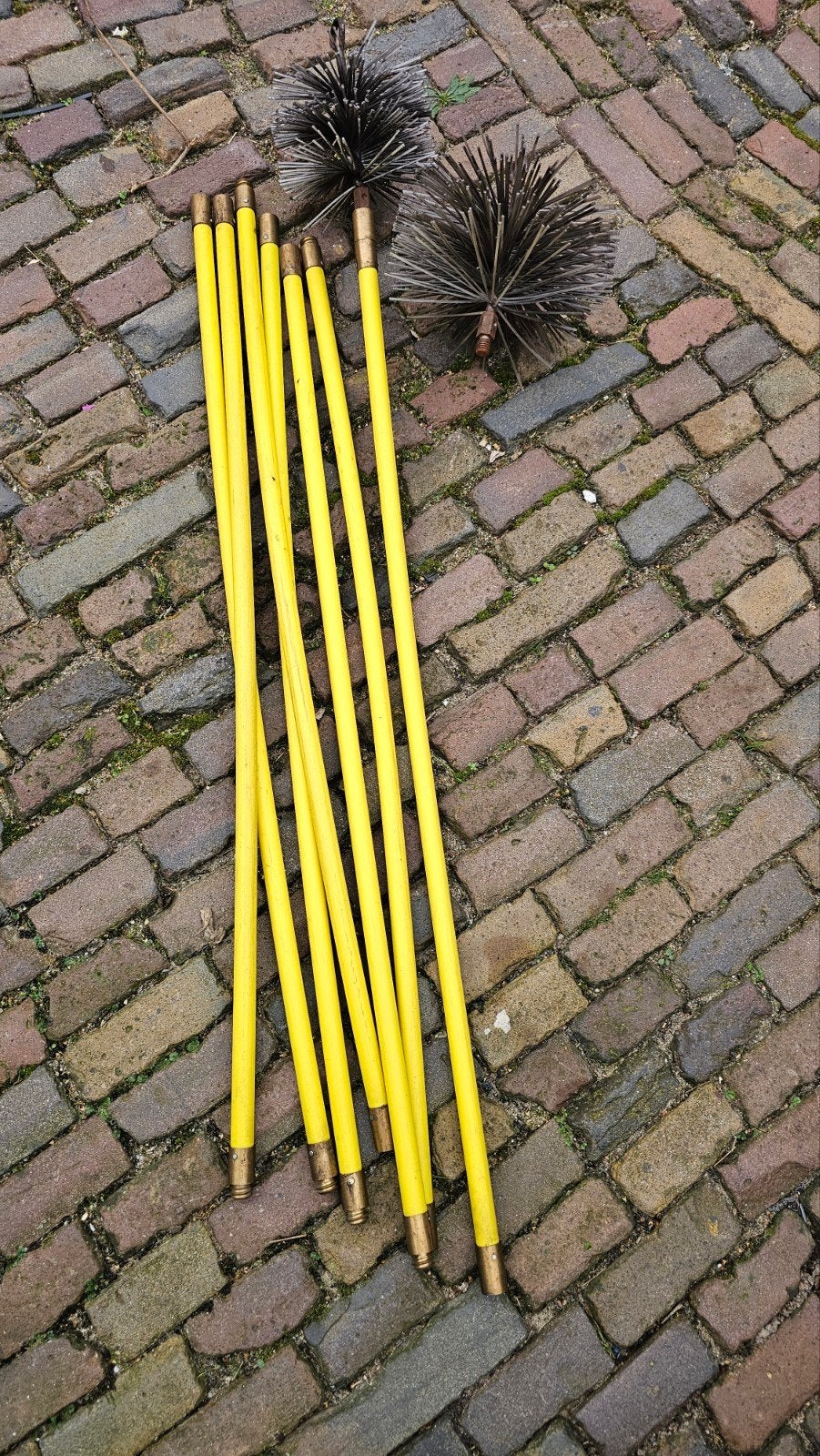 Schoorsteenveegset compleet, Ophalen, Gebruikt