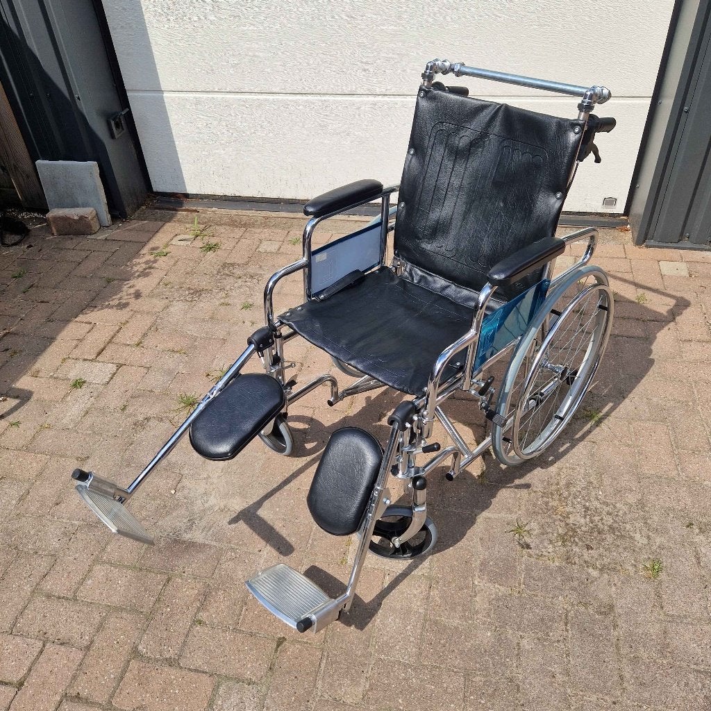 LIFE Comfort Rolstoel | Verstelbare Rugleuning | Opvouwbaar, Diversen, Ophalen, Inklapbaar, Gebruikt, Duwrolstoel