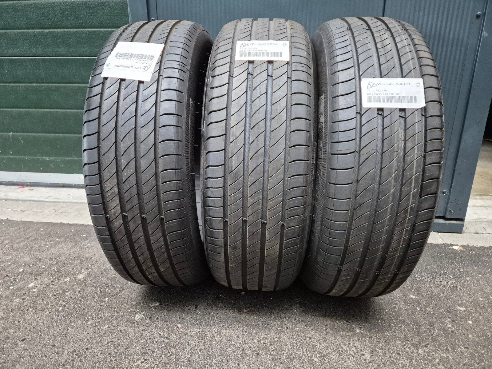 3x michelin e-primacy zomerbanden 205 55 19, Nieuw, Band(en), 195 mm, Zomerbanden