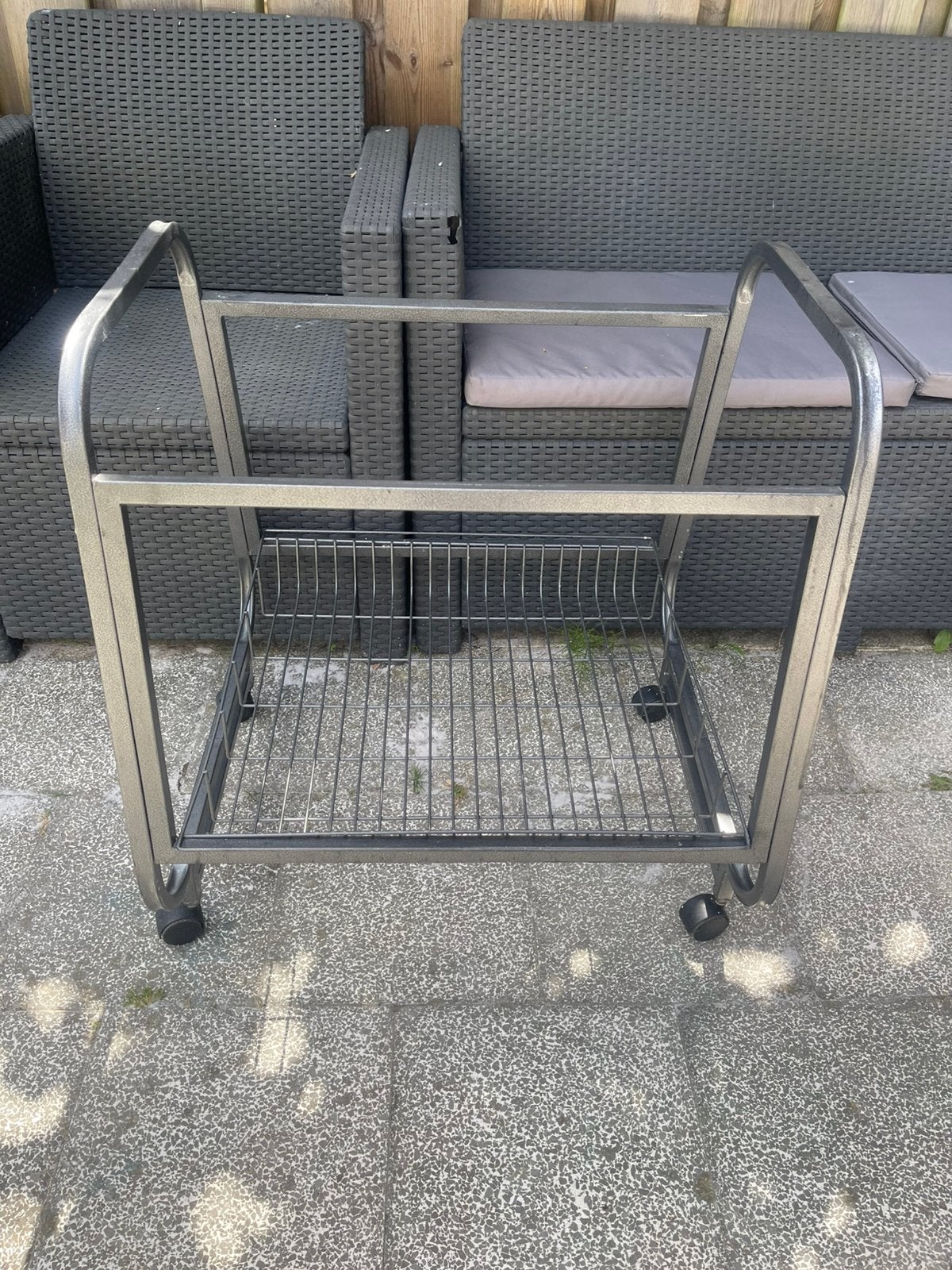 Onderstel papegaaien kooi, Ophalen, Gebruikt, Metaal, Vogelkooi