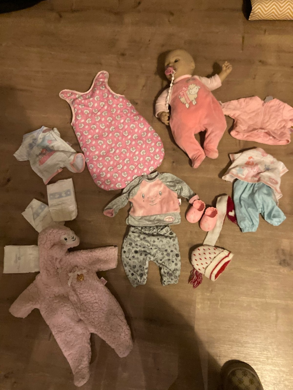 Baby Annabell pop met kleding en accessoires, Kinderen en Baby's, Ophalen of Verzenden, Zo goed als nieuw, Babypop
