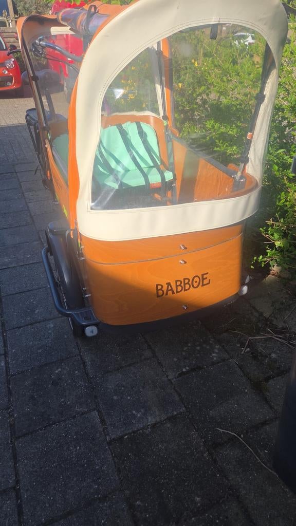 Mooi babboe curve e, Fietsen en Brommers, Fietsen | Bakfietsen, Ophalen of Verzenden, Zo goed als nieuw, 4 kinderen of meer