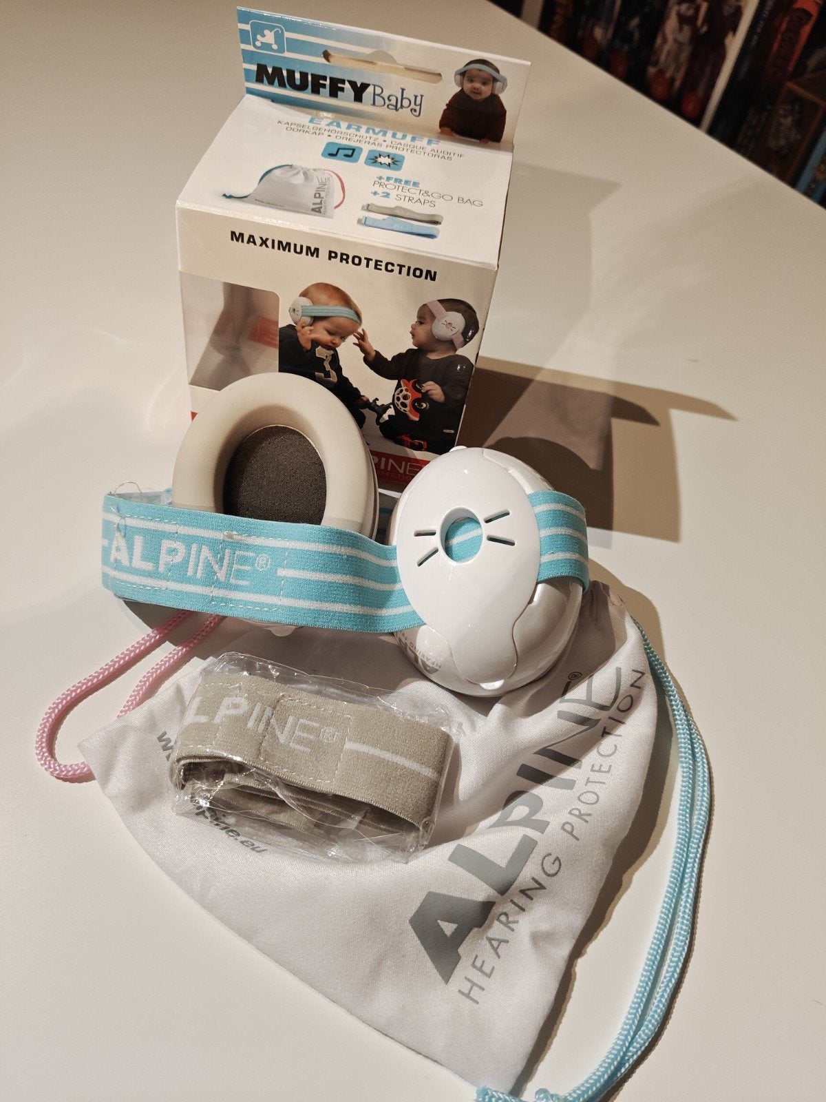 Alpine Muffy Baby gehoorbescherming, Ophalen