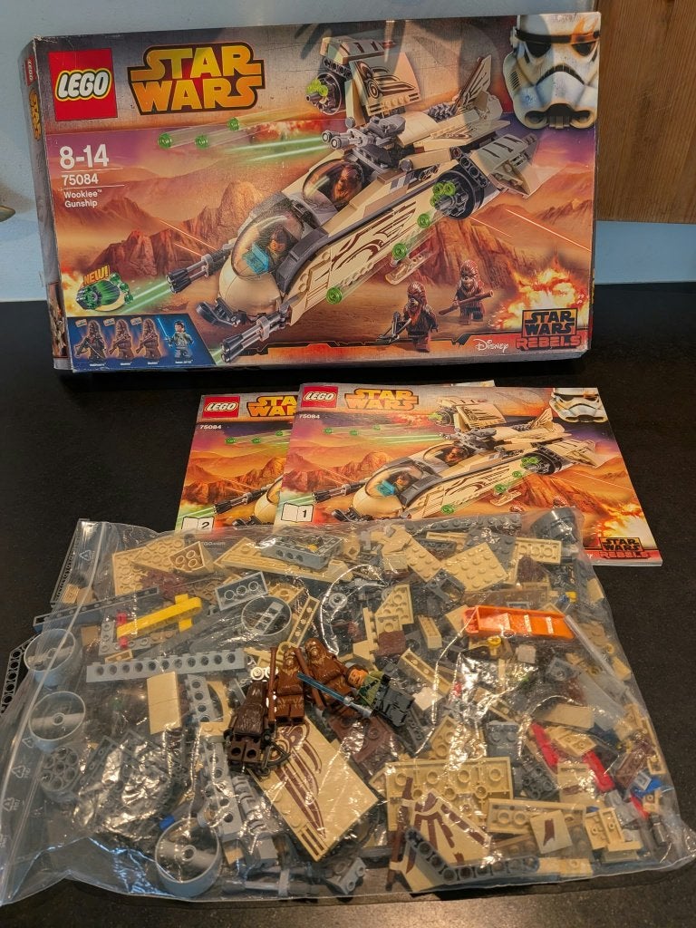 LEGO Star Wars 75084 - Wookiee Gunship (100% Compleet), Inclusief instructies, Star Wars, Verzenden, Lego