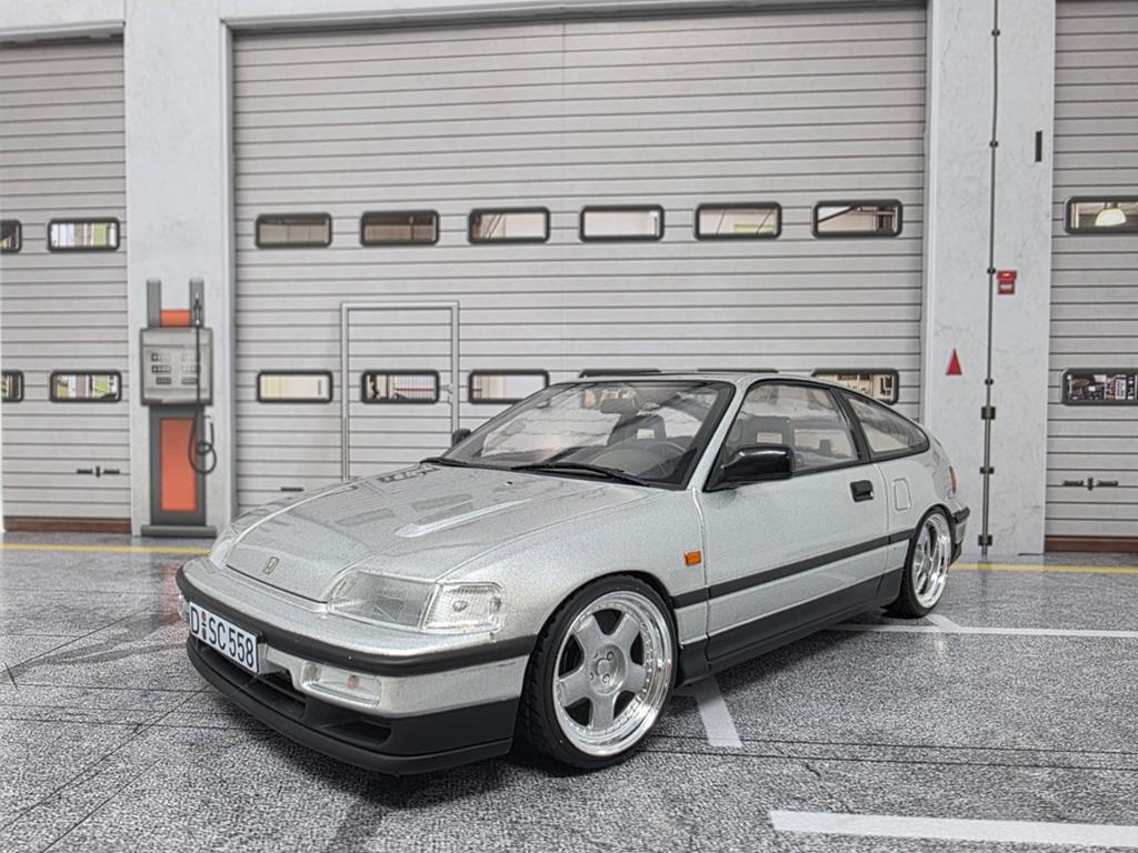 Honda CRX ED9 1990 1:18 in OVP verlaagd op Schmidt velgen, Ophalen of Verzenden