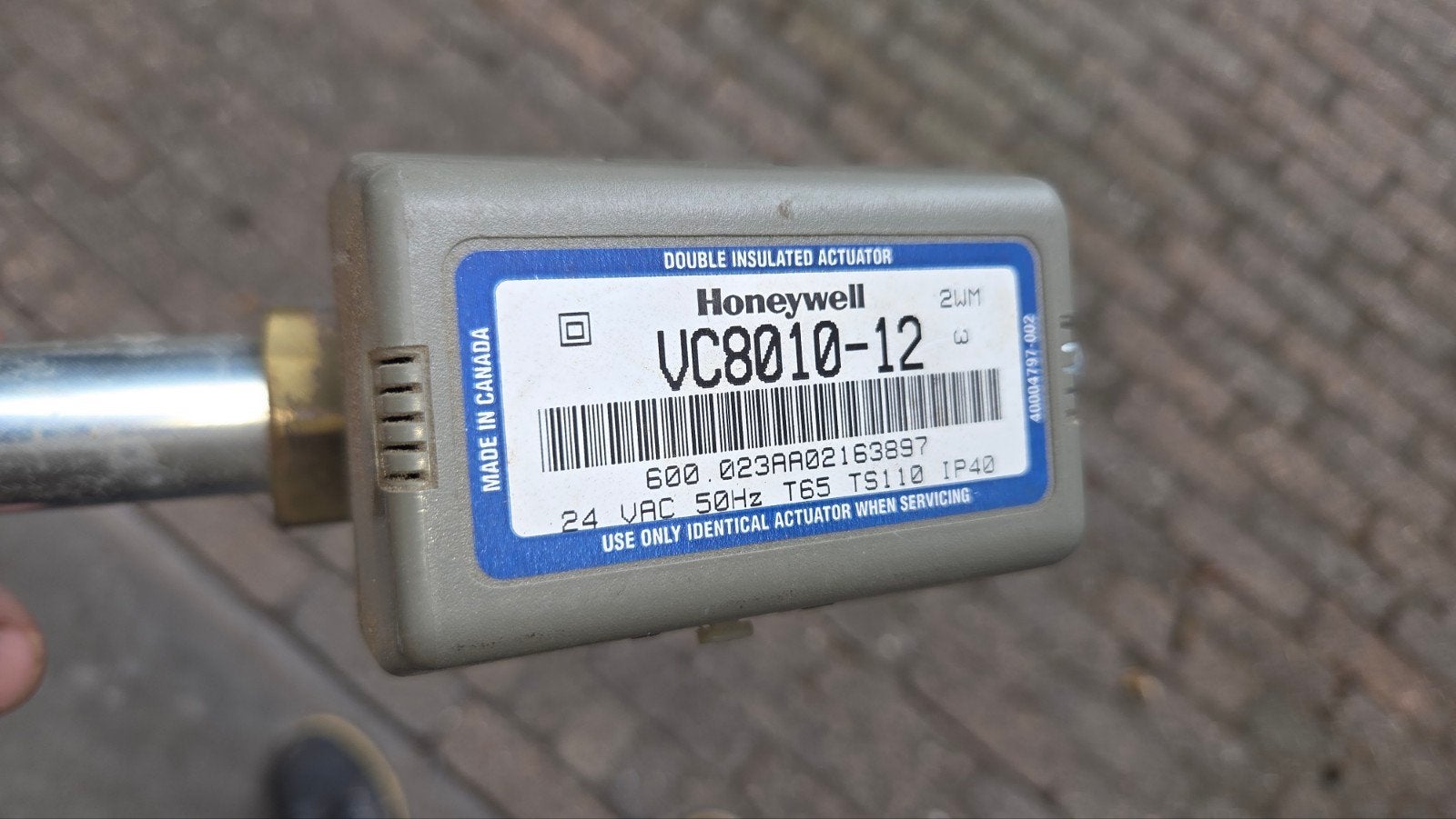 Honeywell VC8010-12 Actuator 3-weg, Gebruikt, Minder dan 30 cm, Overige typen, Minder dan 60 cm