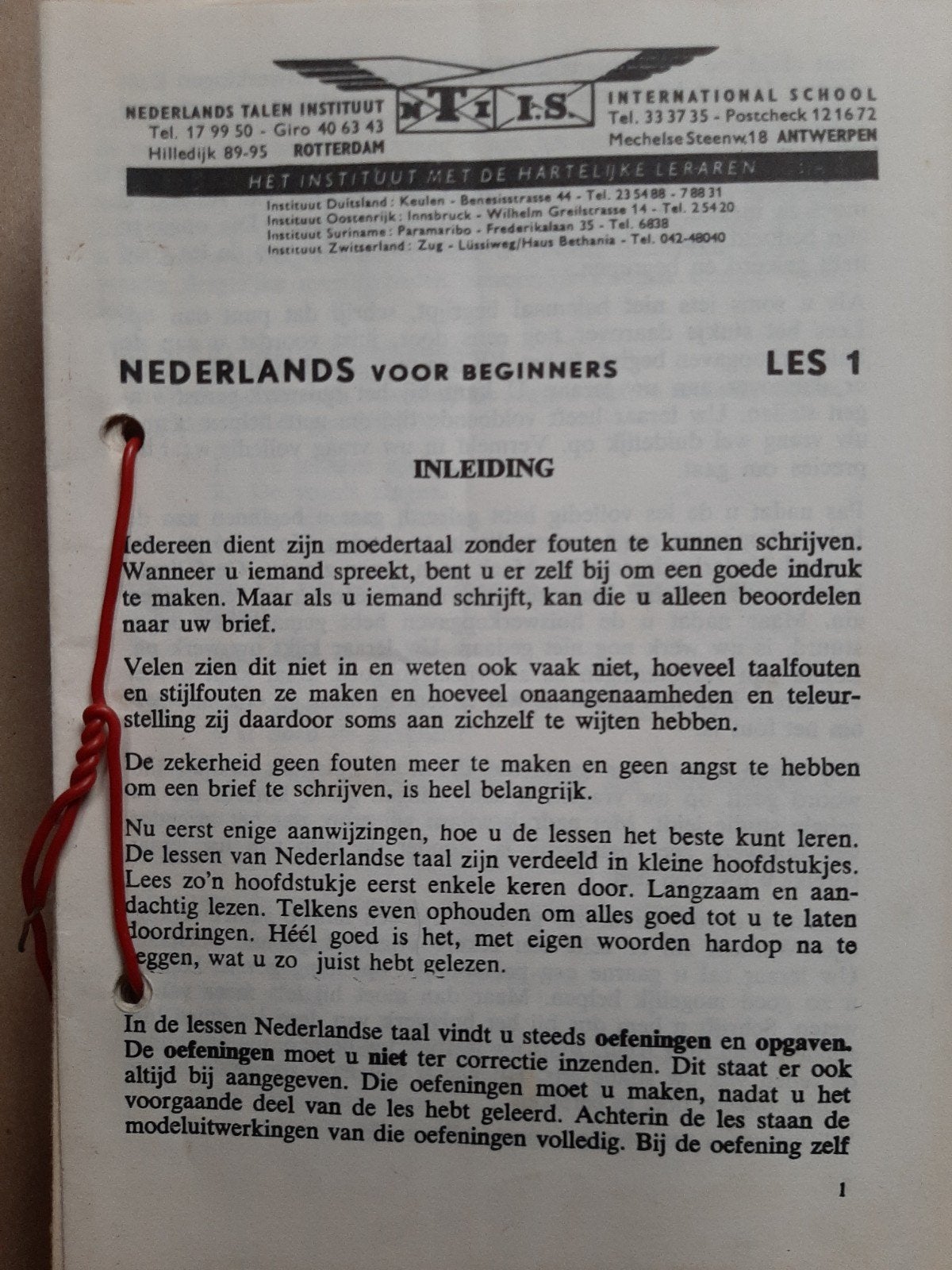Nederlands voor Beginners - Les 1 (NTI), Ophalen of Verzenden, Alpha, Gelezen, Niet van toepassing