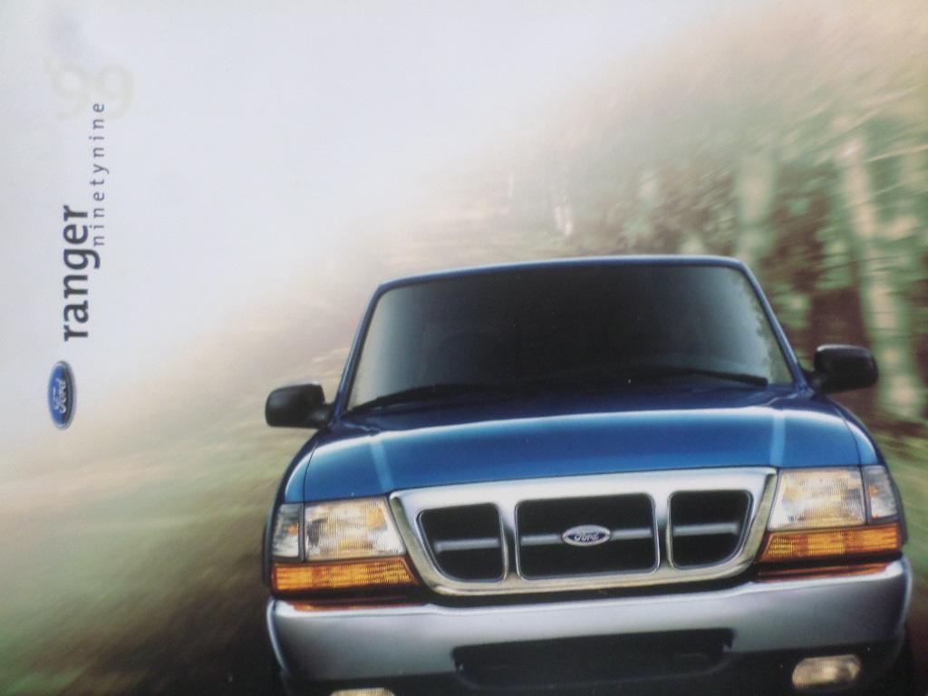 Ford Ranger 1999 Brochure, Ophalen of Verzenden, Zo goed als nieuw, Ford
