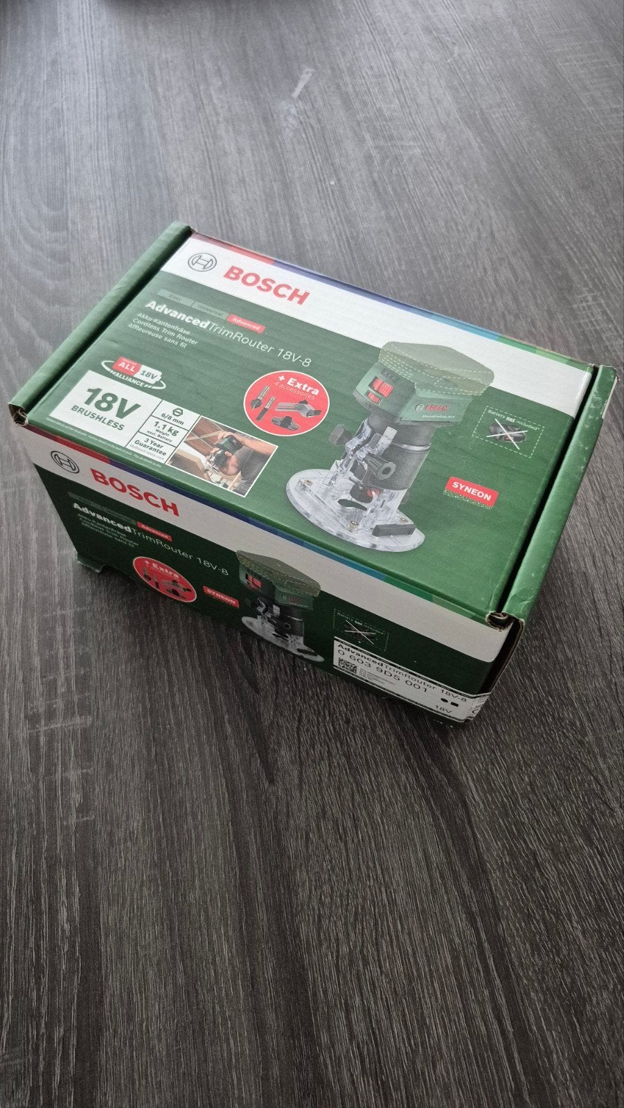 Bosch Advanced Trimrouter 18V-8 Accu Freesmachine, Doe-het-zelf en Verbouw, Gereedschap | Freesmachines, Ophalen, Kantenfrees