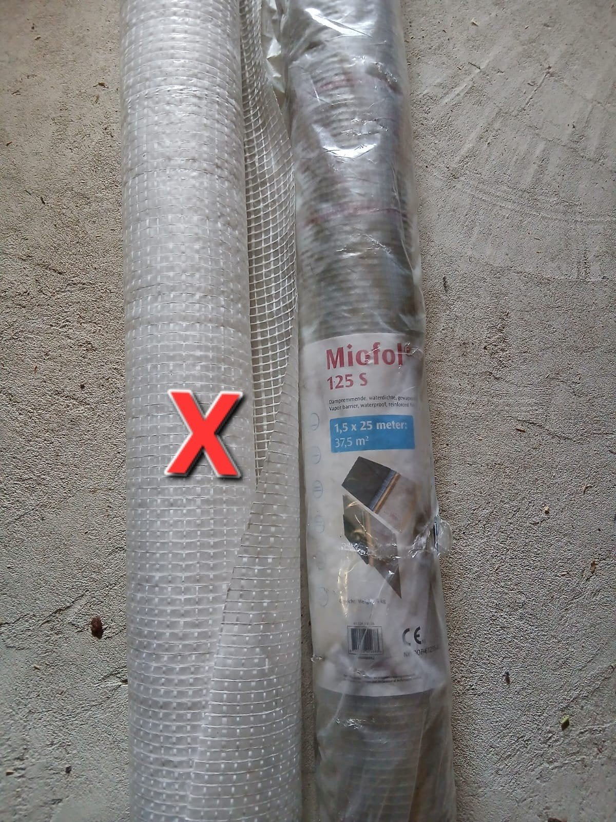 Dampwerende folie., Ophalen, Nieuw, Folie