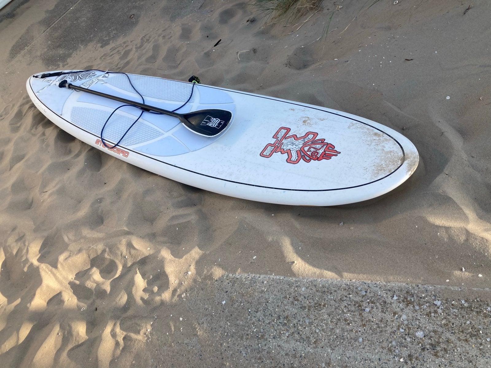Starboard SUP-board met peddel - Gebruikt, Ophalen of Verzenden, Gebruikt, SUP-boards