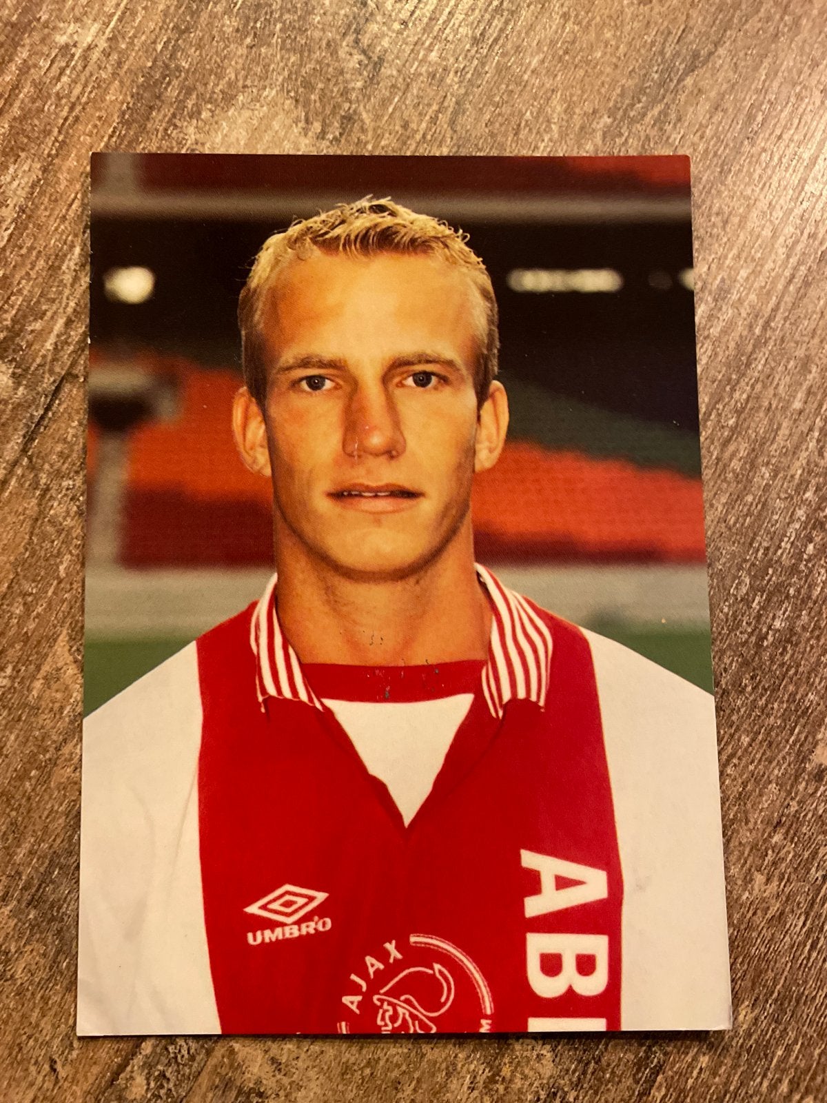 Peter Hoekstra Ajax spelerskaart - verzamelobject, Verzamelen, Ophalen of Verzenden, Zo goed als nieuw, Ajax, Spelerskaart