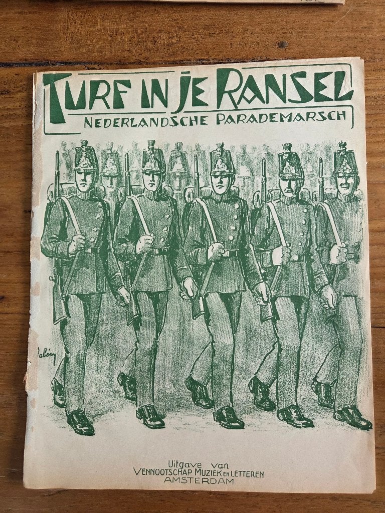 Turf in je Ransel, Ophalen of Verzenden, Landmacht, Nederland, Overige typen