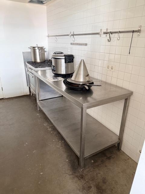 catering keuken - werkbanken, spoel en pannen, Ophalen, Zilver, Metaal, Overige merken