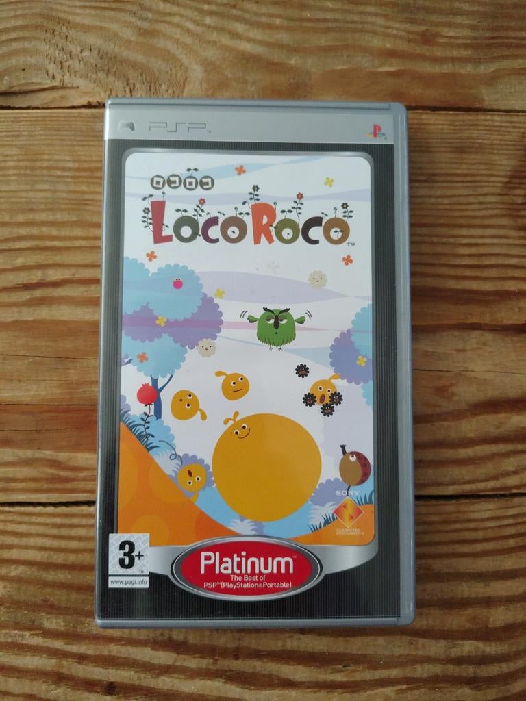 LocoRoco - PSP Platinum Editie - Zo goed als nieuw, 1 speler, Ophalen of Verzenden, Zo goed als nieuw, Vanaf 3 jaar